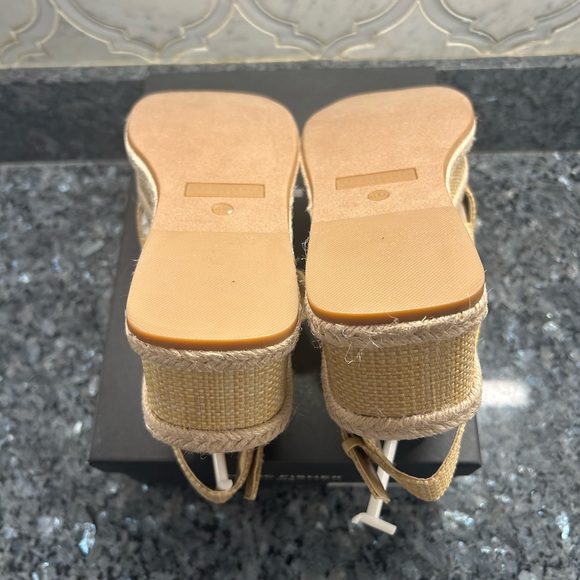 NWT Marc Fisher Tan Espadrilles Women’s size 6 with Chic Design - Picture 7 of 9